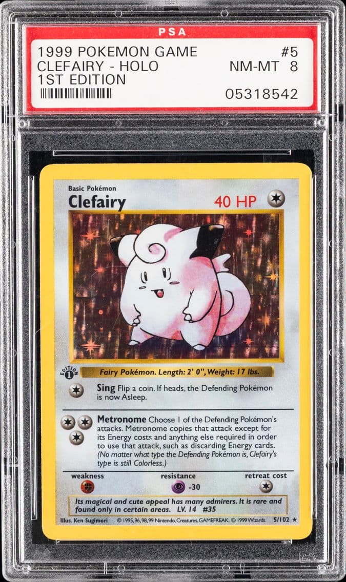 1999 #5 Clefairy-Holo 1st Editio