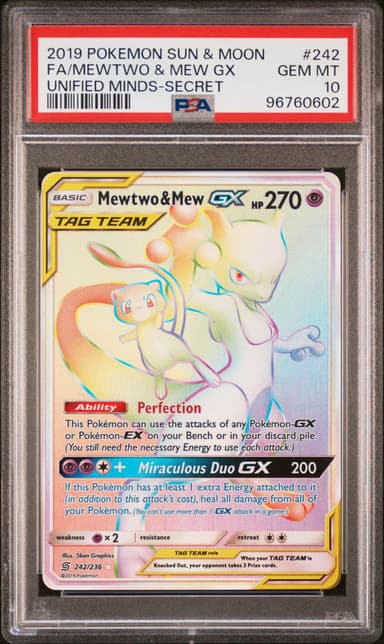 Full Art/Mewtwo & Mew GX
