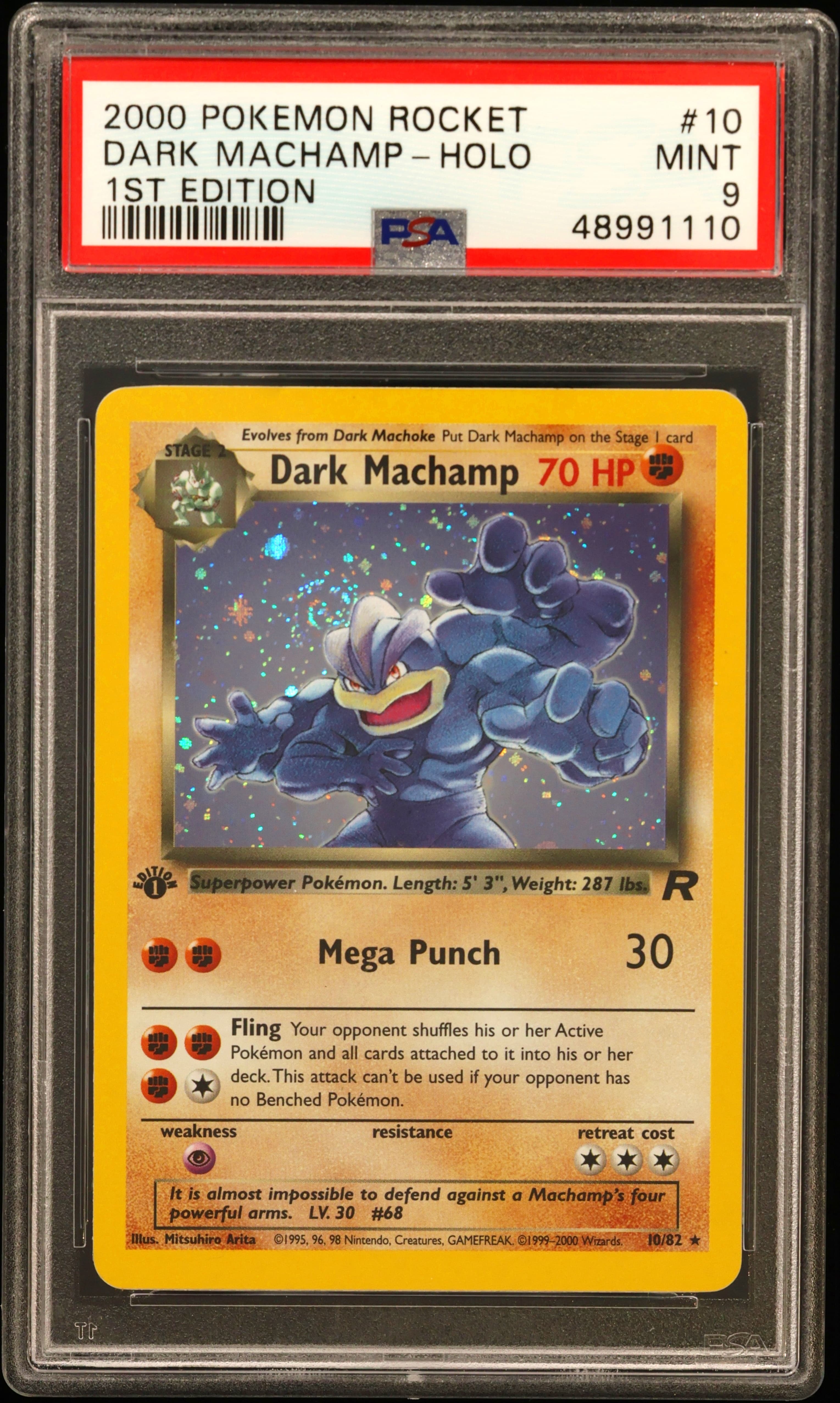 Dark Machamp-Holo 1st Edition
