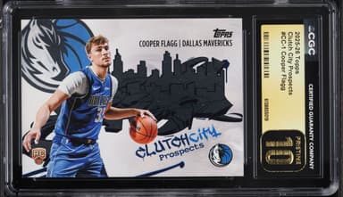 Topps Clutch City Prospects Cooper Flagg ROOKIE #CC-1