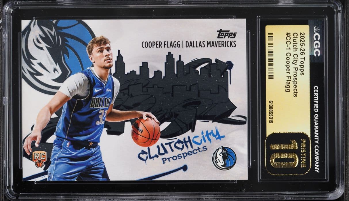Topps Clutch City Prospects Cooper Flagg ROOKIE #CC-1