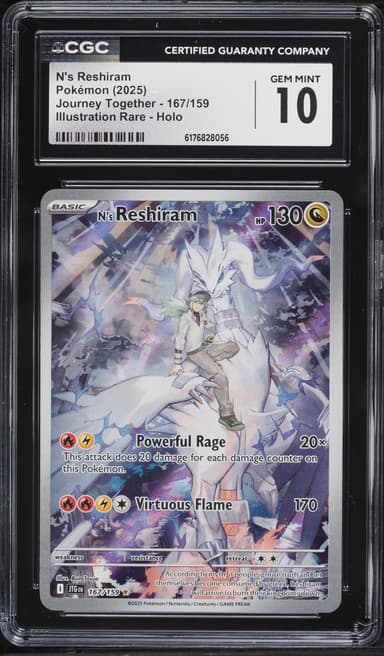 Pokemon Scarlet & Violet Journey Together IR N's Reshiram #167