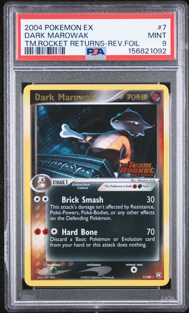 Dark Marowak-Reverse Foil