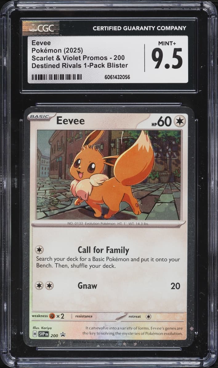 Pokemon Scarlet & Violet Promo Destined Rivals Eevee #200