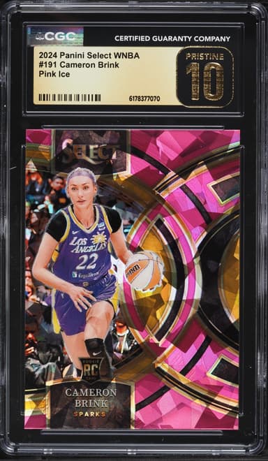 Select Premier WNBA Pink Ice Cameron Brink ROOKIE #191