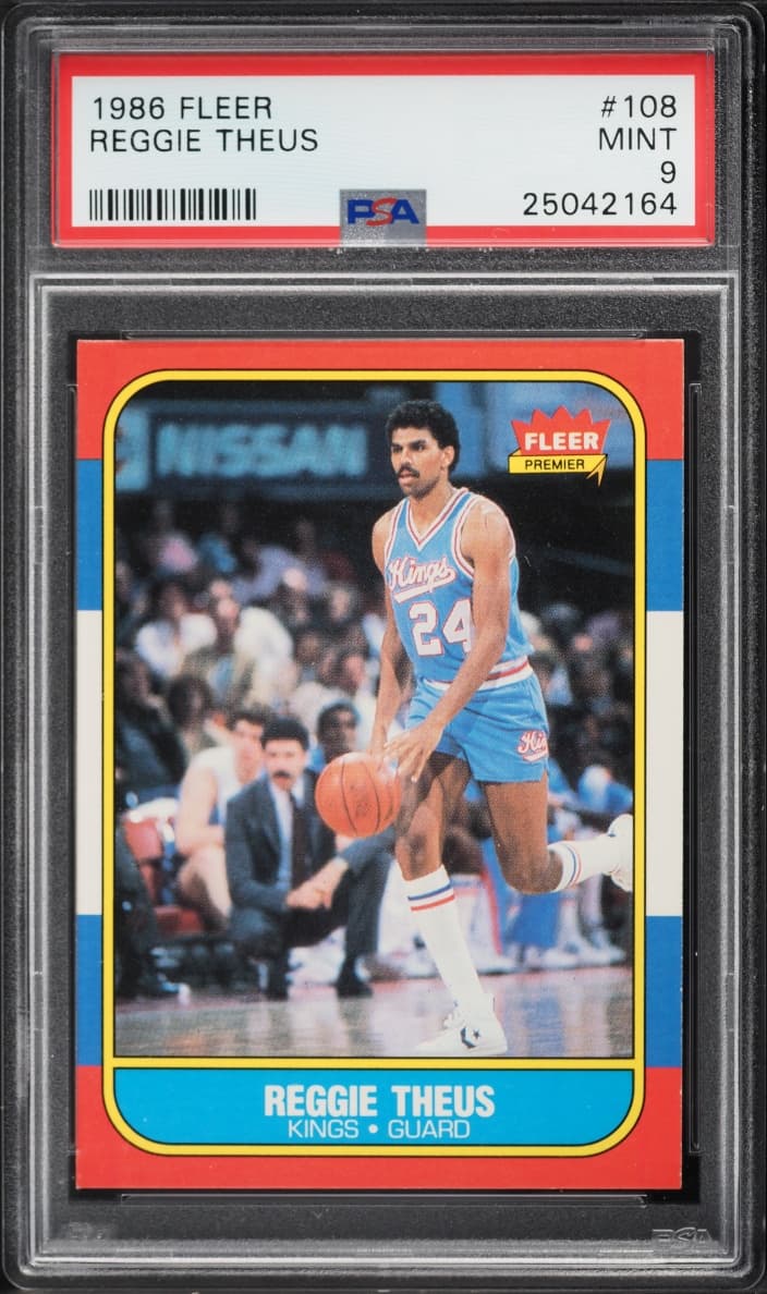 Fleer Basketball Reggie Theus #108