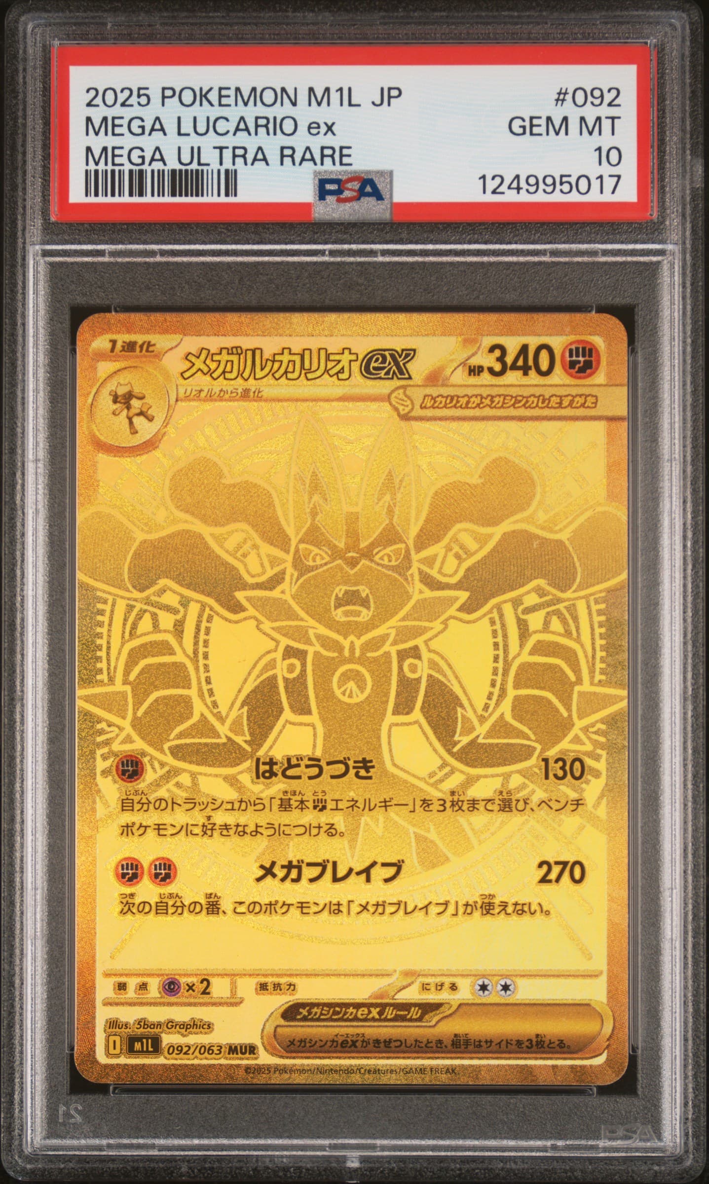 Mega Lucario EX