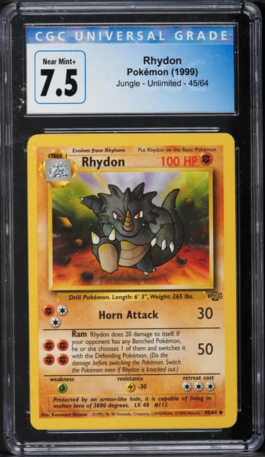 Pokemon Jungle Rhydon #45