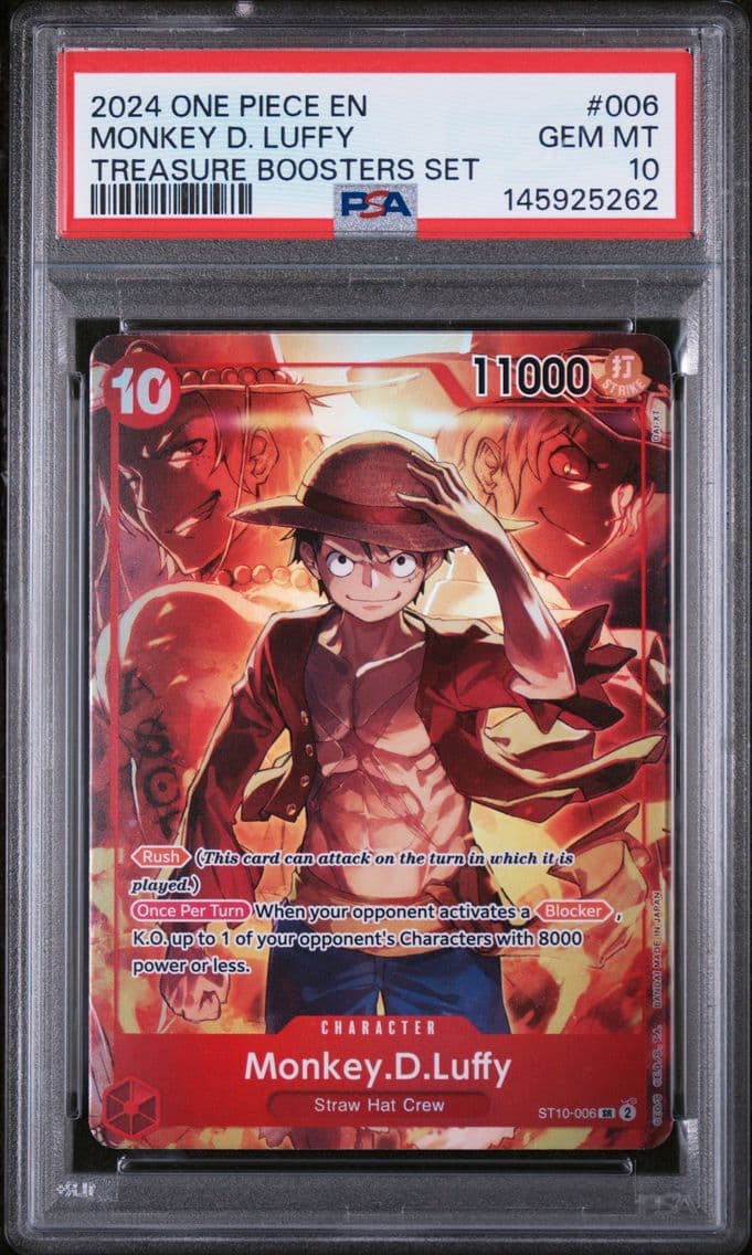 2024 #006 Monkey D. Luffy PSA 10