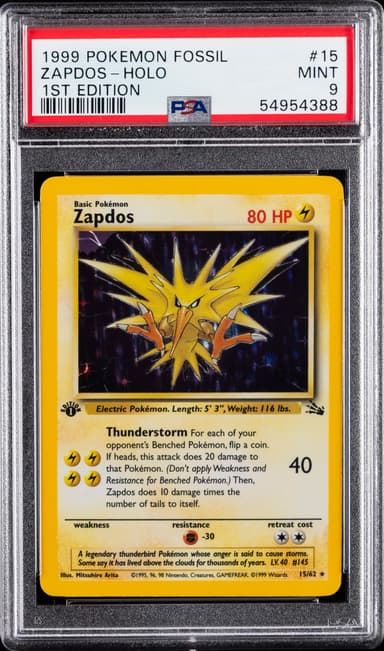 Zapdos-Holo 1st Edition
