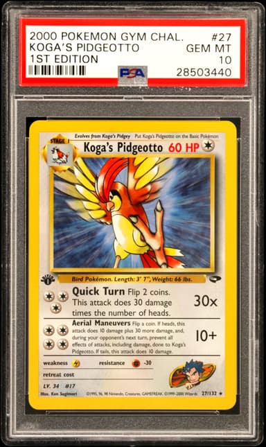 KOGA'S PIDGEOTTO 1st Edition