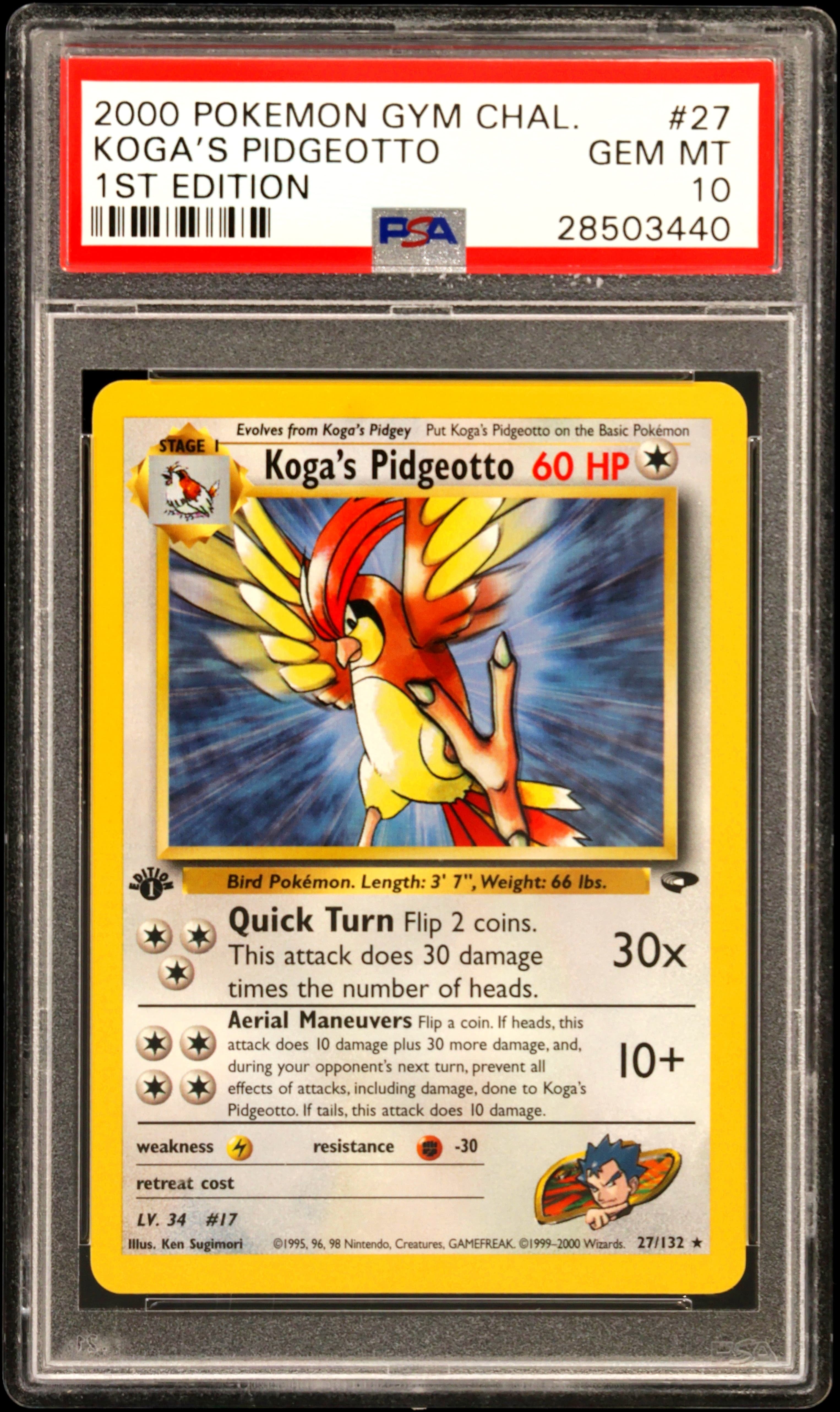 KOGA'S PIDGEOTTO 1st Edition