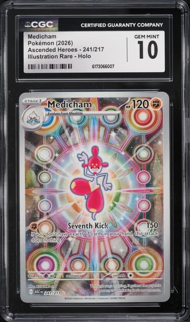 Pokemon Mega Evolution Ascended Heroes IR Medicham #241