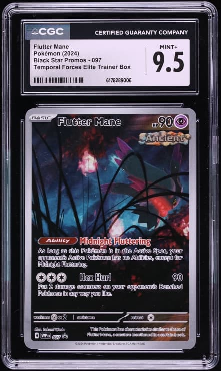 Pokemon Scarlet & Violet Promo Temporal Forces ETB Full Art Flutter Mane #97