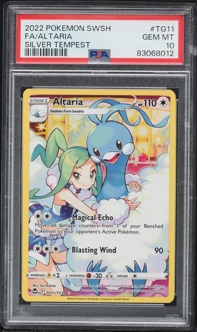 2022 #TG11 Full Art/Altaria PSA