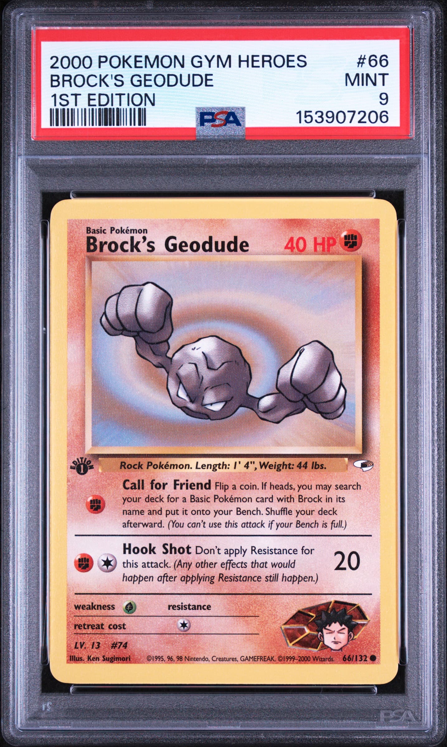 Brock's Geodude 1st Edition