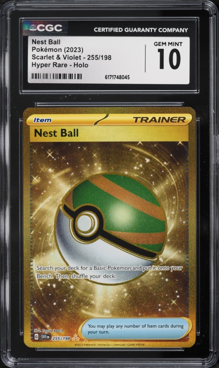Pokemon Scarlet & Violet SEC Nest Ball #255