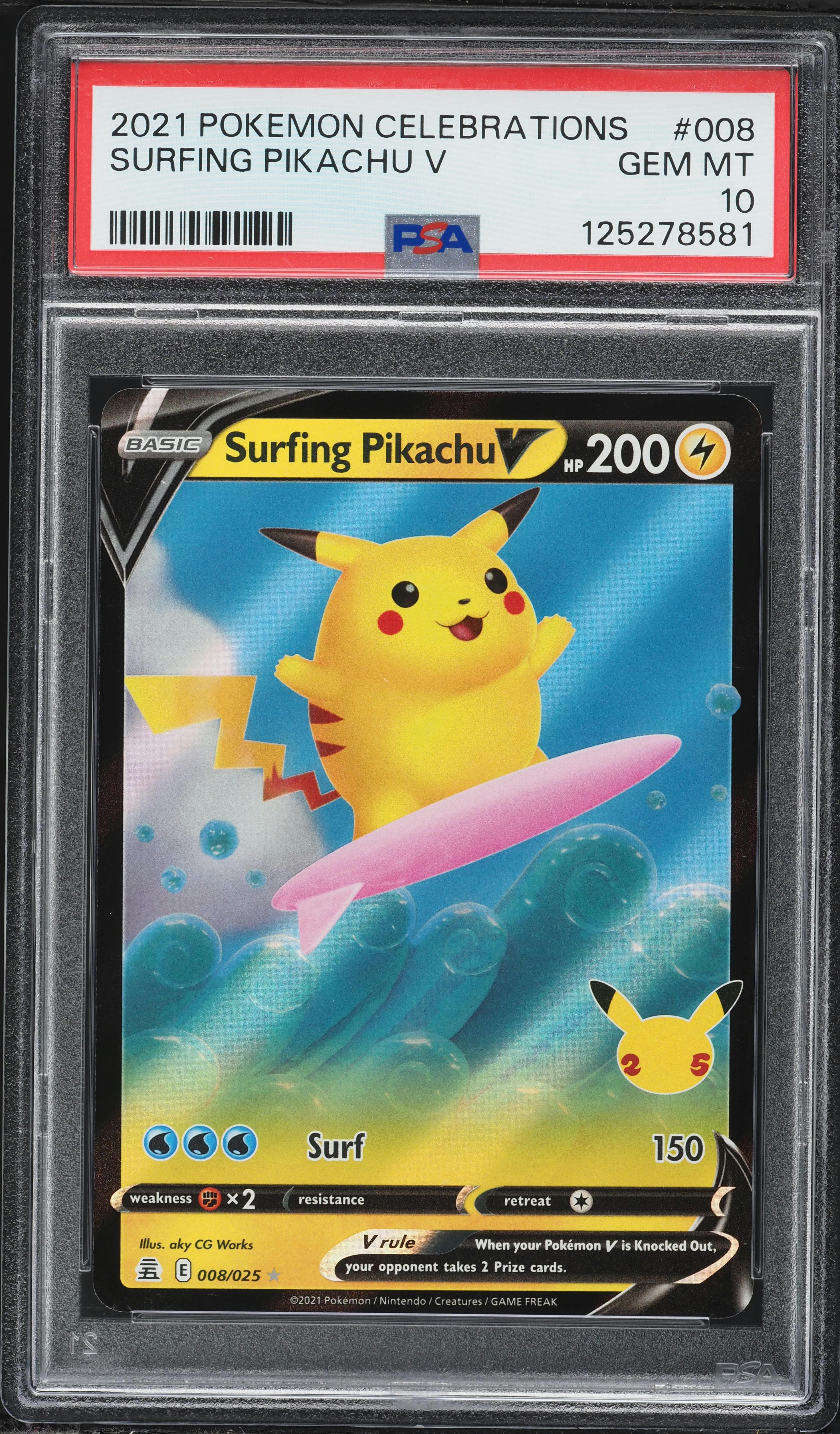 Surfing Pikachu V
