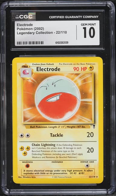 Pokemon Legendary Collection Electrode #22