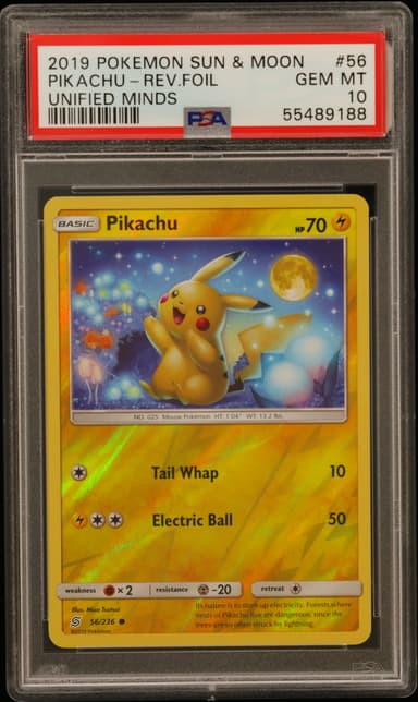 Pikachu-Reverse Foil
