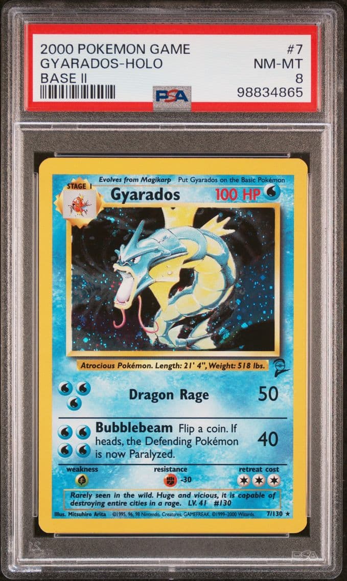 2000 #7 Gyarados-Holo PSA 8 Game