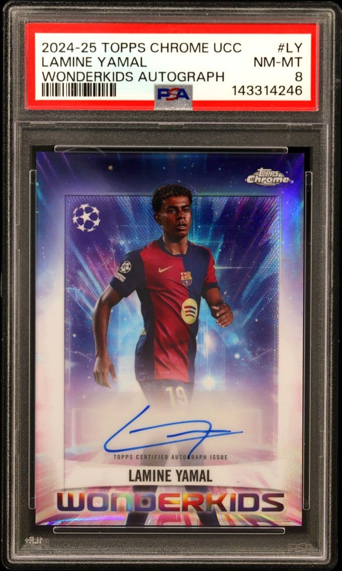 2024 #LY Lamine Yamal PSA 8 Topp