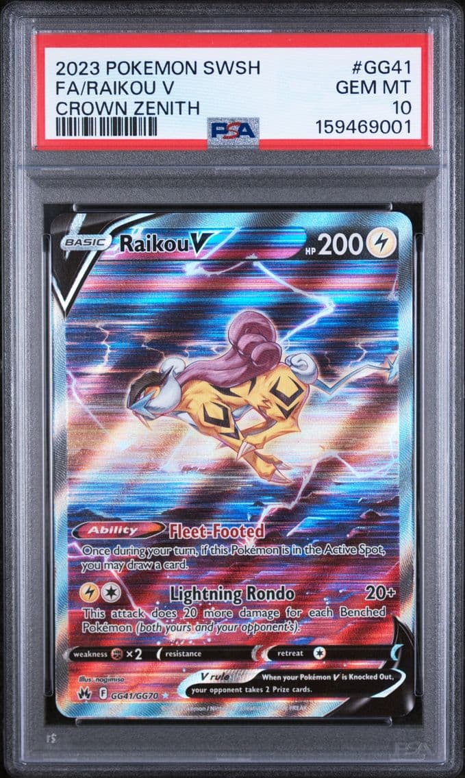 2023 #GG41 Full Art/Raikou V PSA