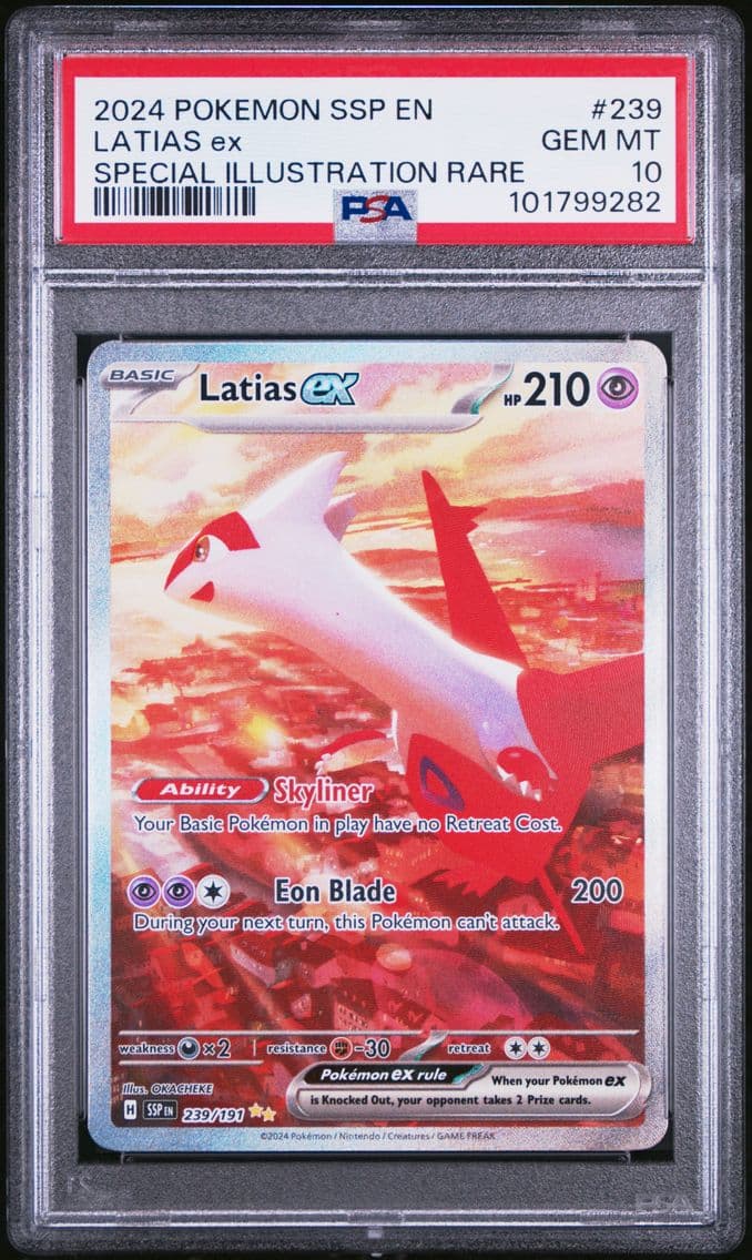 2024 #239 Latias EX PSA 10 Ssp E