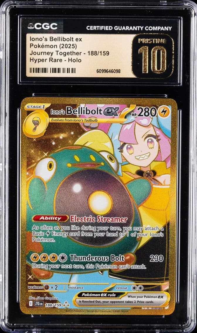2025 #188 Iono's Bellibolt EX CG