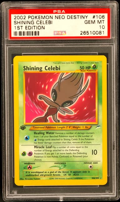 Shining Celebi 1st Edition
