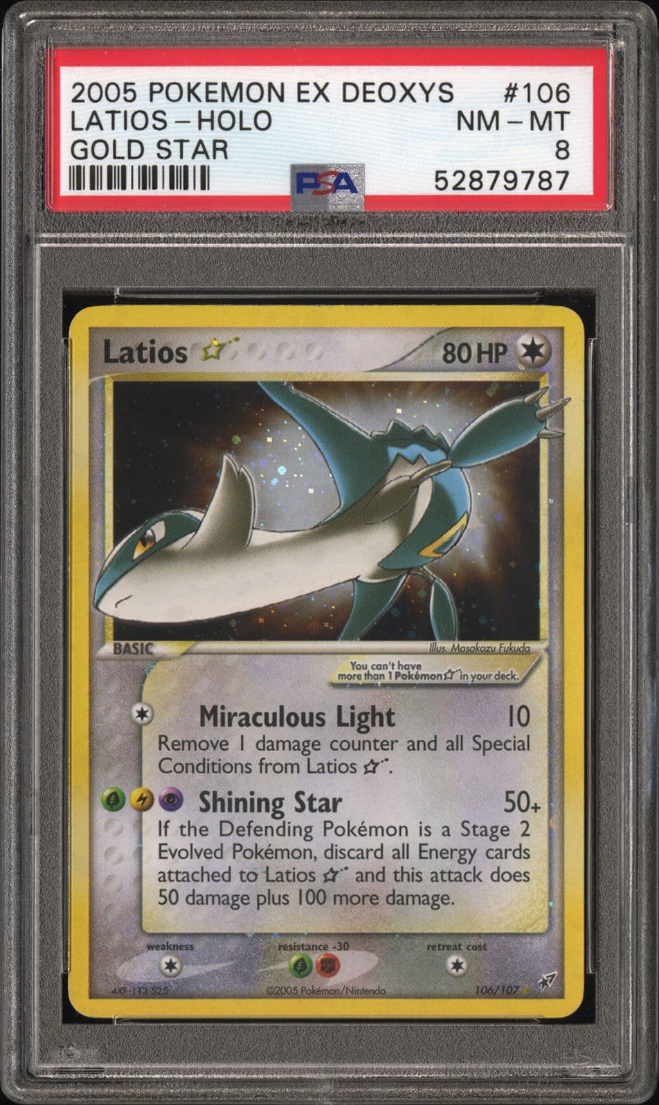 Latios-Holo Gold Star