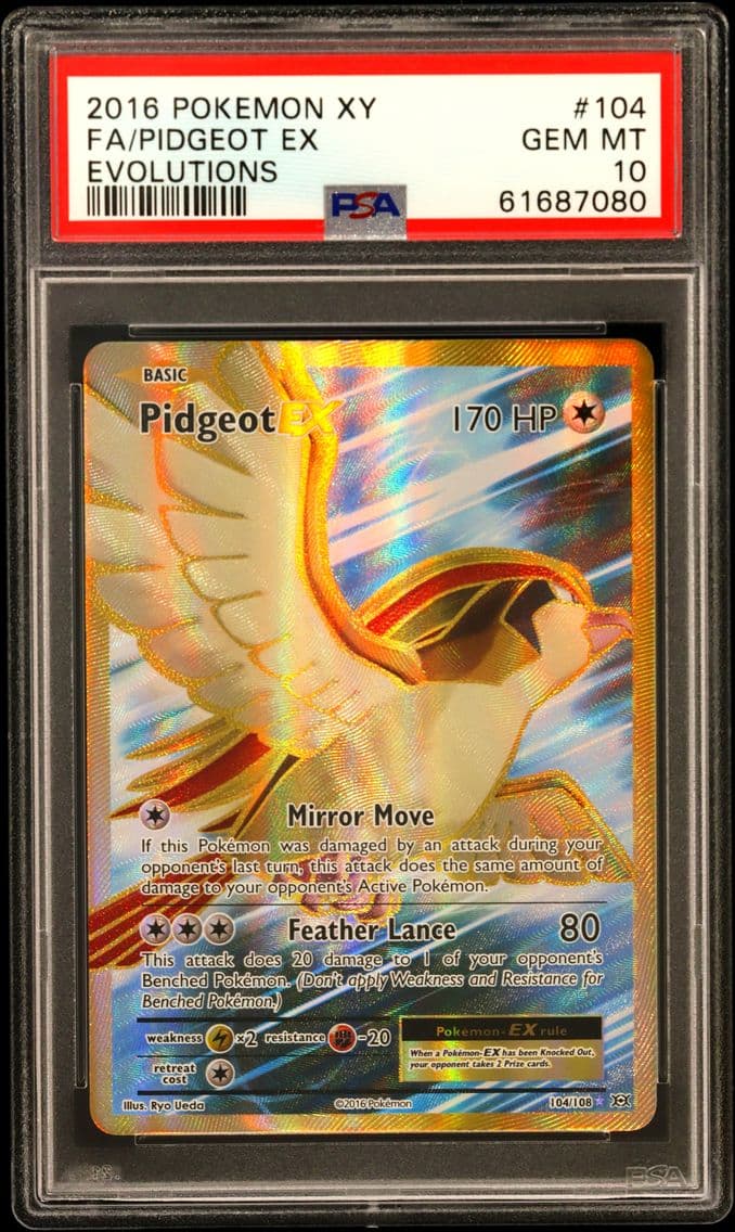 2016 #104 Full Art/Pidgeot EX PS