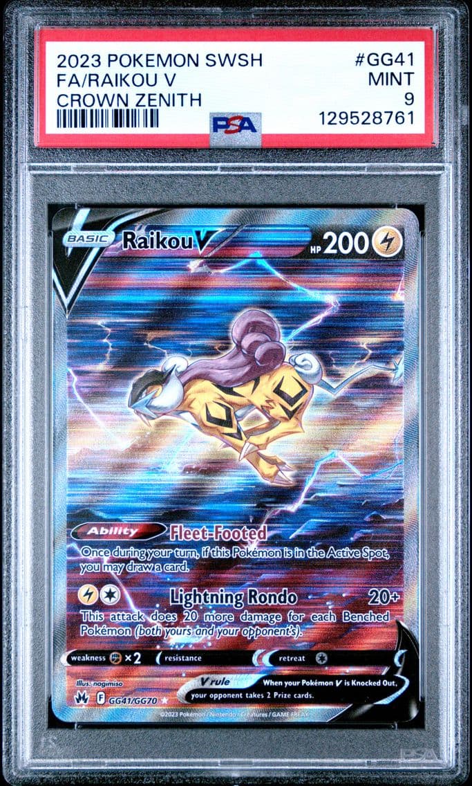 2023 #GG41 Full Art/Raikou V PSA