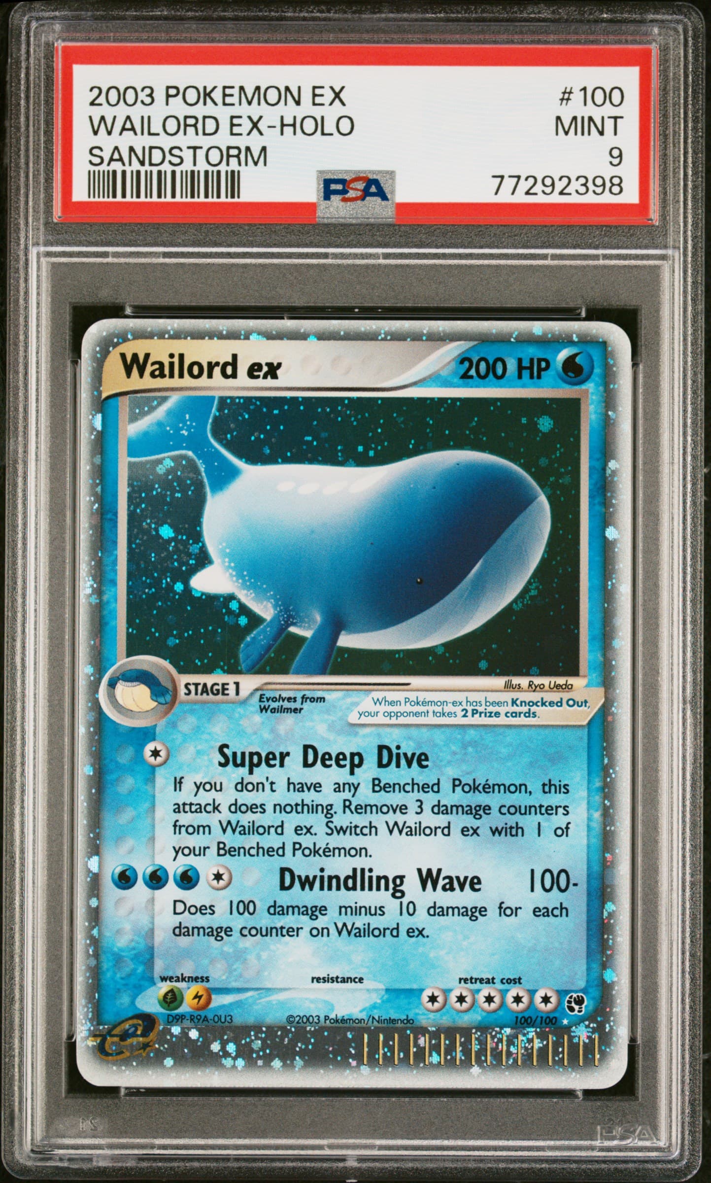 Wailord EX-Holo