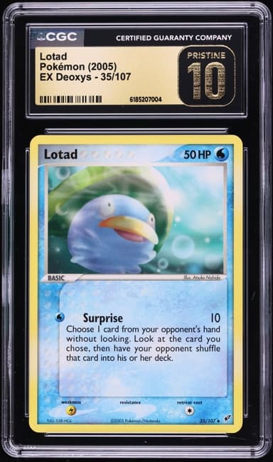 Pokemon EX Deoxys Lotad #35
