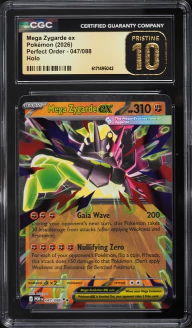 Pokemon Mega Evolution Perfect Order Holo Mega Zygarde ex #47
