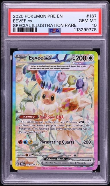 Scarlet & Violet Prismatic Evolutions SIR Eevee Ex GEM MINT