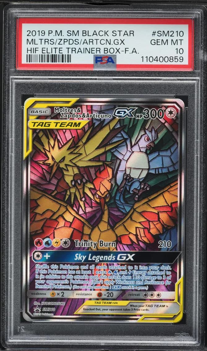 2019 #SM210 Full Art/Moltres & Z