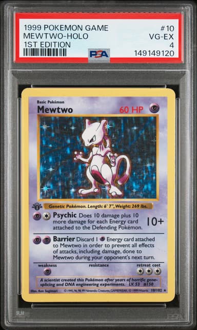 Mewtwo-Holo 1st Edition