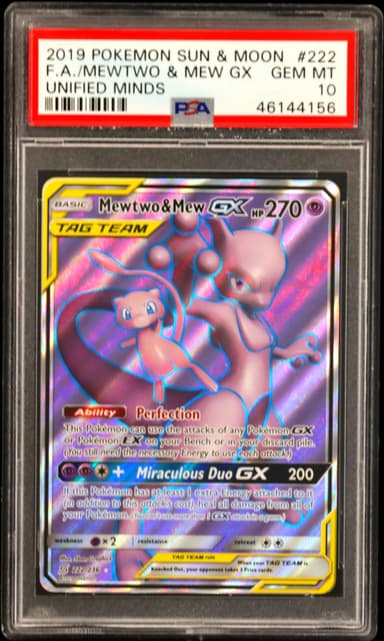 Full Art/Mewtwo & Mew GX