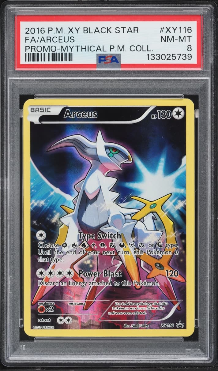Pokemon XY Promo Mythical Collection Full Art Arceus #XY116