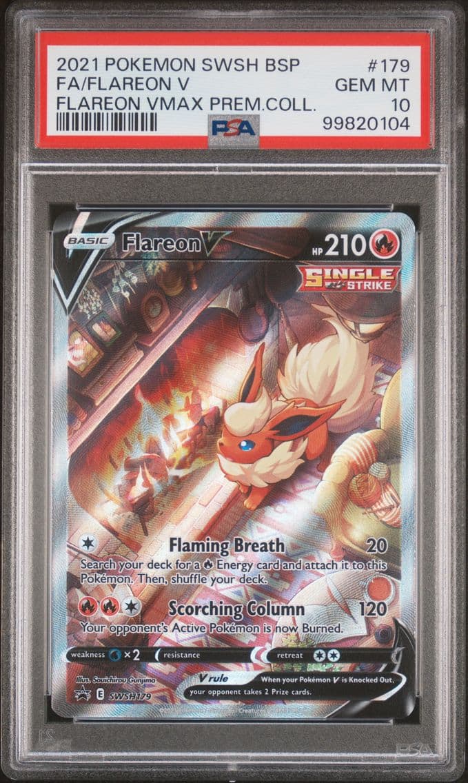 2021 #179 Full Art/Flareon V PSA
