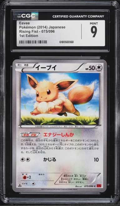 Pokemon Japanese XY Rising Fist 1st Edition Eevee #75