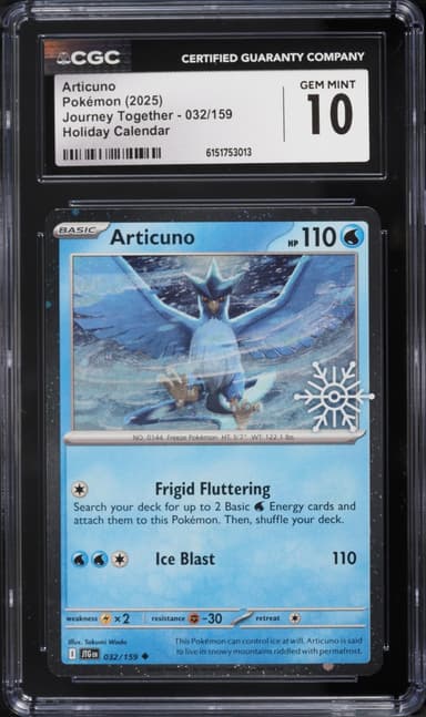 Pokemon Scarlet & Violet Journey Together Holiday Calendar Articuno #32