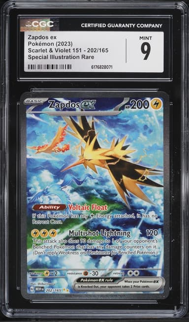 Pokemon Scarlet & Violet 151 SIR Zapdos ex #202