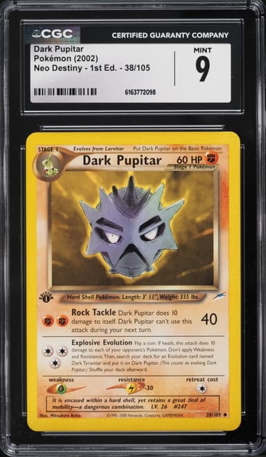 Pokemon Neo Destiny 1st Edition Dark Pupitar #38