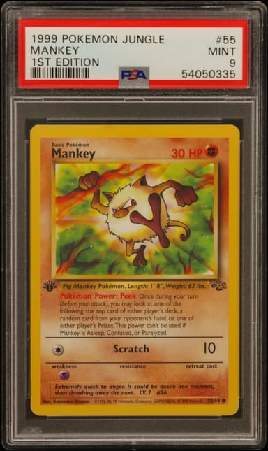 Mankey 1st Edition
