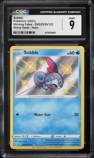 Pokemon Sword & Shield Shining Fates Shiny Sobble #SV025