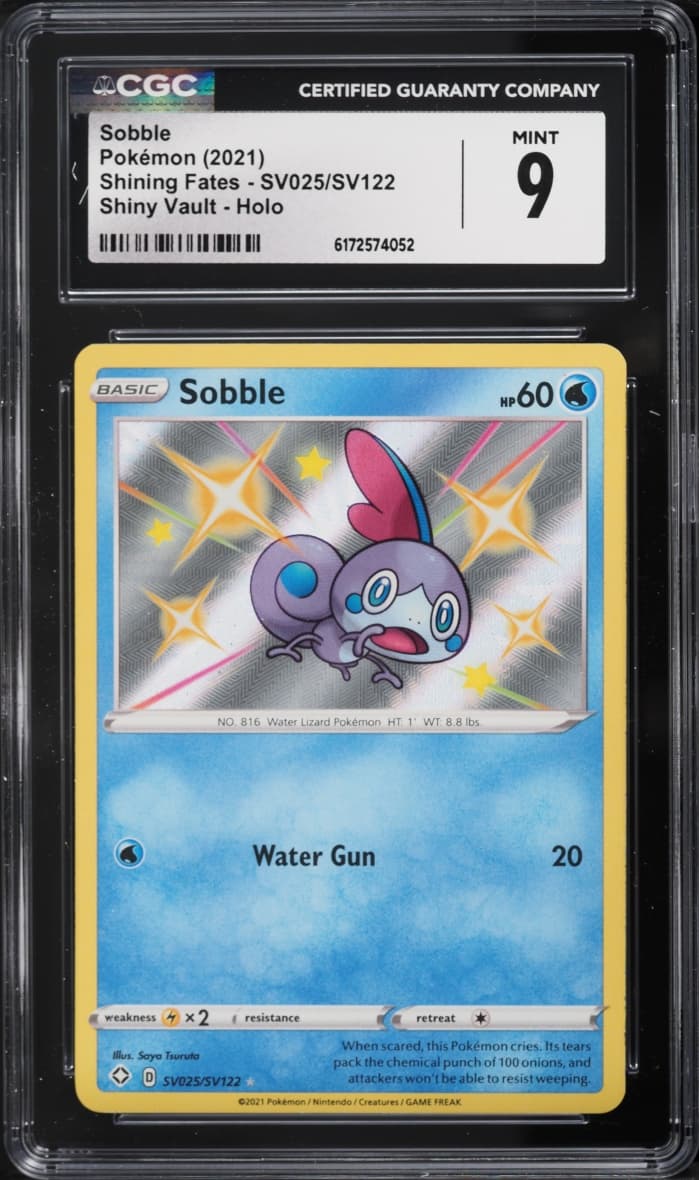Pokemon Sword & Shield Shining Fates Shiny Sobble #SV025