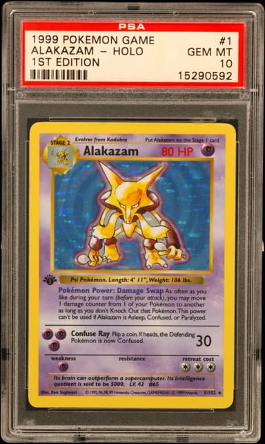 Alakazam-Holo 1st Edition